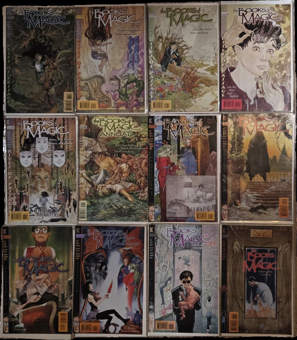 The Books of Magic Annual DC Vertigo 1994-97 39 Comics Rieber Snejbjerg Bundle